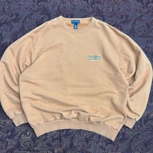 VTG Orange Non-Fiction Canadian Classic Boxy Crewneck